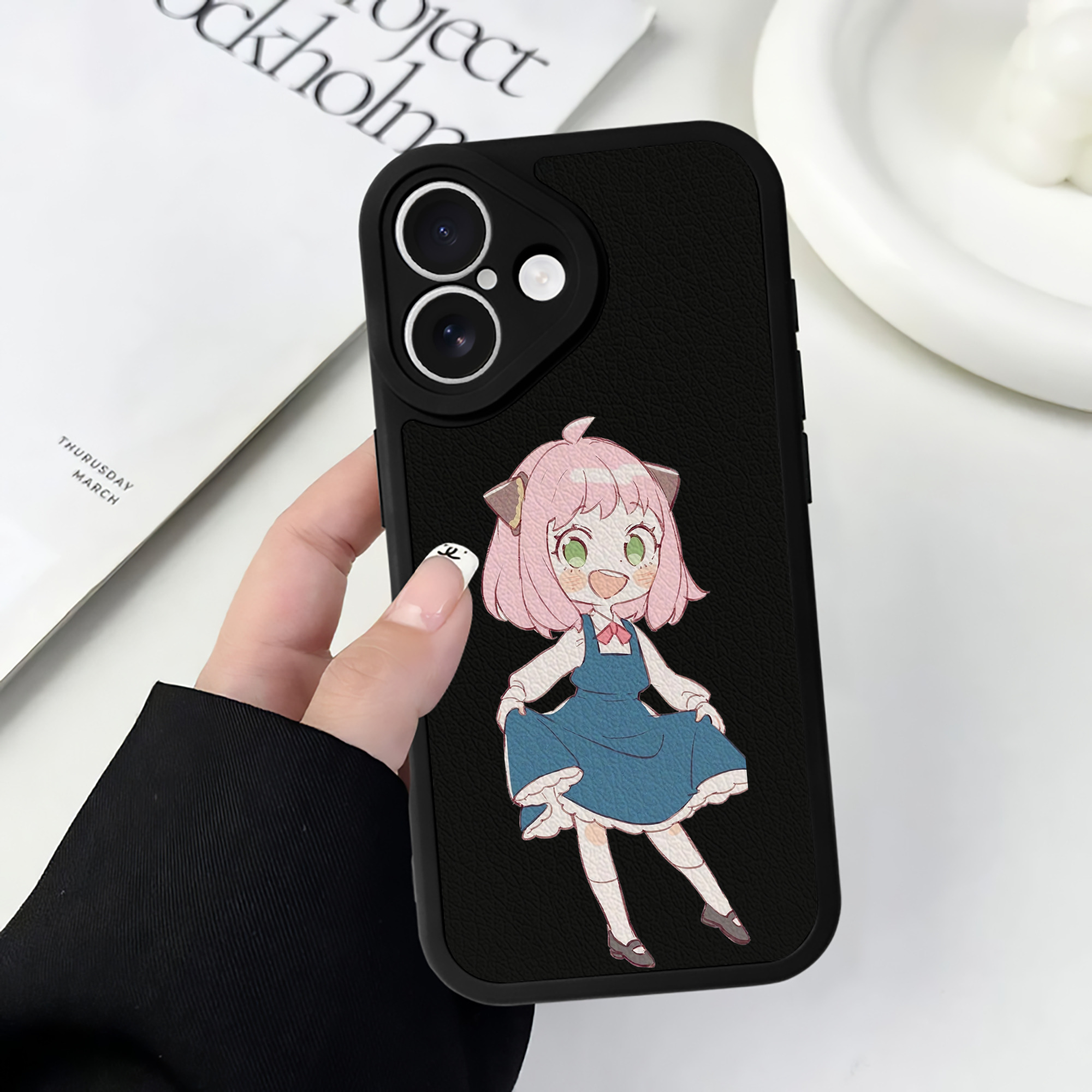 （画像用） SPY×FAMILY间谍家家酒 【iPhone 16シリーズ対応】シリコンスマホケース（レザー調） 材質：シリコン